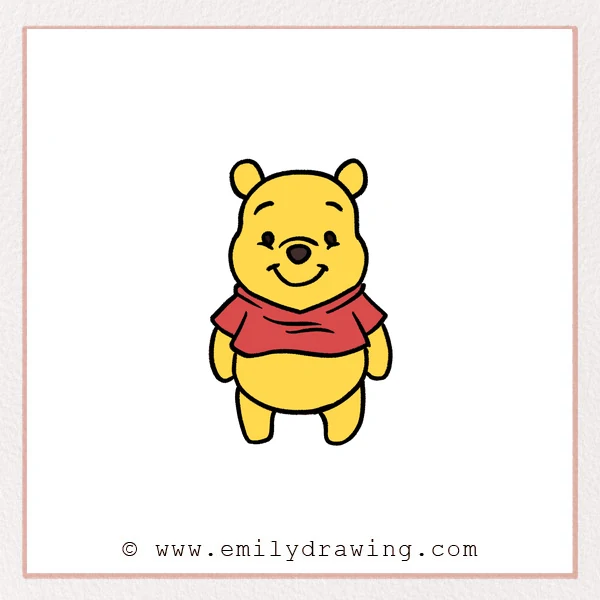 Preview of Winnie The Pooh drawing